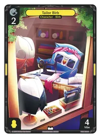 Tailor Birb Tailor Birb - Common Yellow Character Vibes TCG card