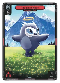 The Birb of Music The Birb of Music - Uncommon Red Character Vibes TCG card