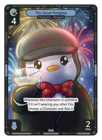 The Great Pengsby The Great Pengsby - Uncommon Blue Character Vibes TCG card