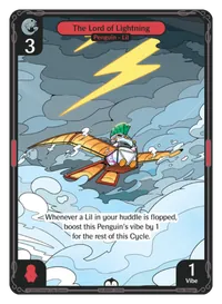 The Lord of Lightning The Lord of Lightning - Common Red Character Vibes TCG card