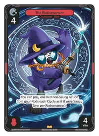 The Rodromancer The Rodromancer - Rare Red Character Vibes TCG card