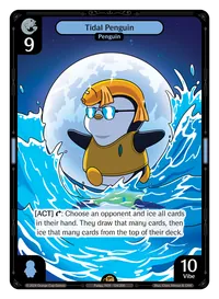 Tidal Penguin Tidal Penguin - Rare Blue Character Vibes TCG card