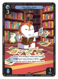 Tina Who Tears Tina Who Tears - Uncommon Blue Character Vibes TCG card