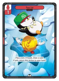 Toss Up Toss Up - Common Red Action Vibes TCG card