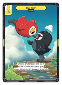 True Form True Form - Uncommon Yellow Action Vibes TCG card