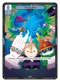 Turn to Rod Turn to Rod - Uncommon Blue Action Vibes TCG card