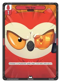 Vibe Scan Vibe Scan - Common Red Action Vibes TCG card