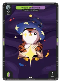 Wizard of the Void Wizard of the Void - Common Green, Purple Character Vibes TCG card