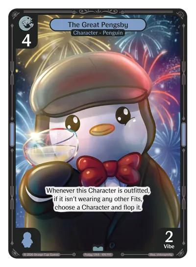 The Great Pengsby - Uncommon Blue Character Vibes TCG card