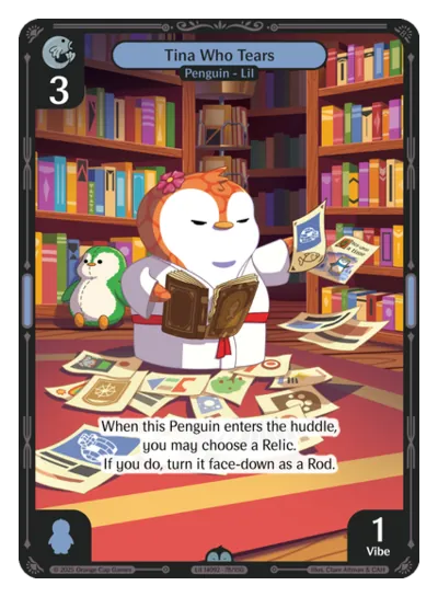 Tina Who Tears Tina Who Tears - Uncommon Blue Character Vibes TCG card