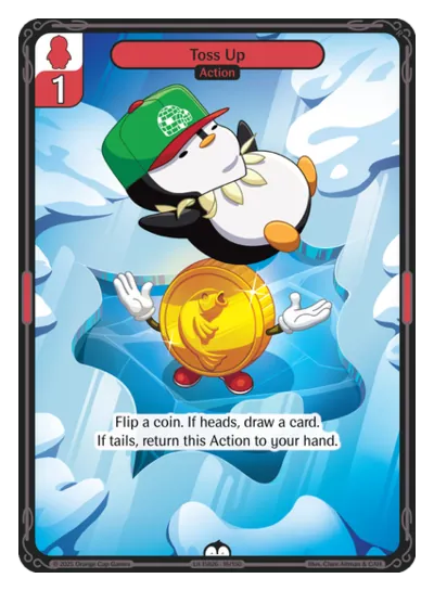 Toss Up Toss Up - Common Red Action Vibes TCG card