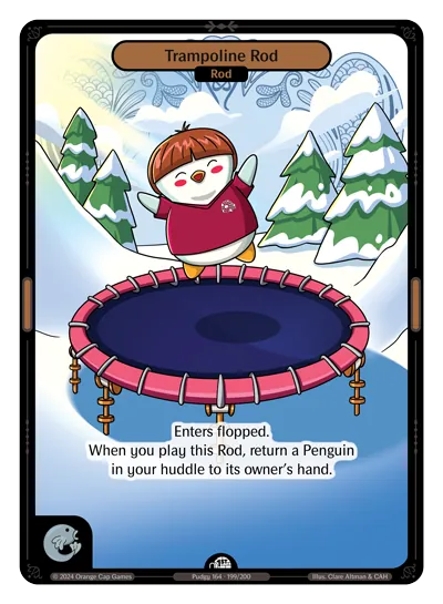Trampoline Rod - Common Colorless Rod Vibes TCG card