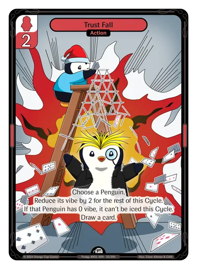 Trust Fall Trust Fall - Common Red Action Vibes TCG card