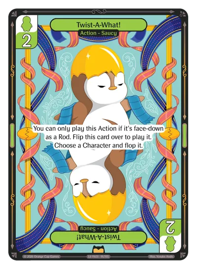 Twist-A-What! - Rare Green Action Vibes TCG card