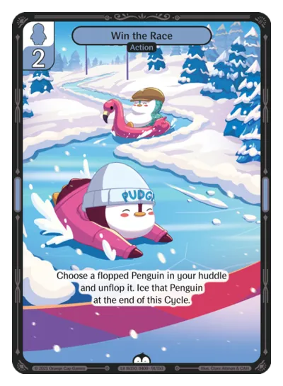 Win the Race Win the Race - Common Blue Action Vibes TCG card
