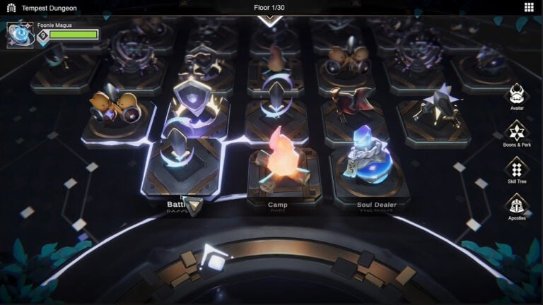 Apeiron gameplay screenshot 2 – NFT Adventure Games crypto game on Ethereum