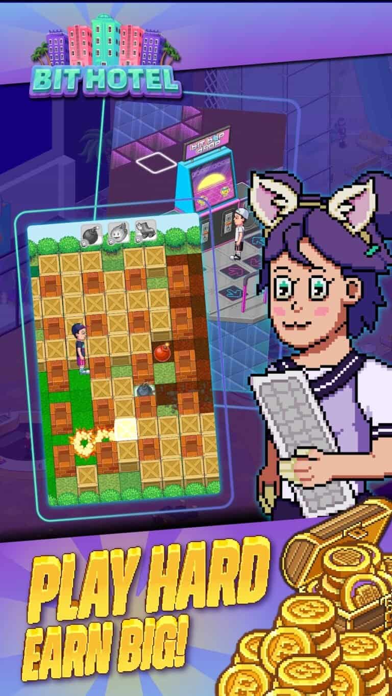 Bit Hotel gameplay screenshot 2 – Building crypto game on BNB Chain