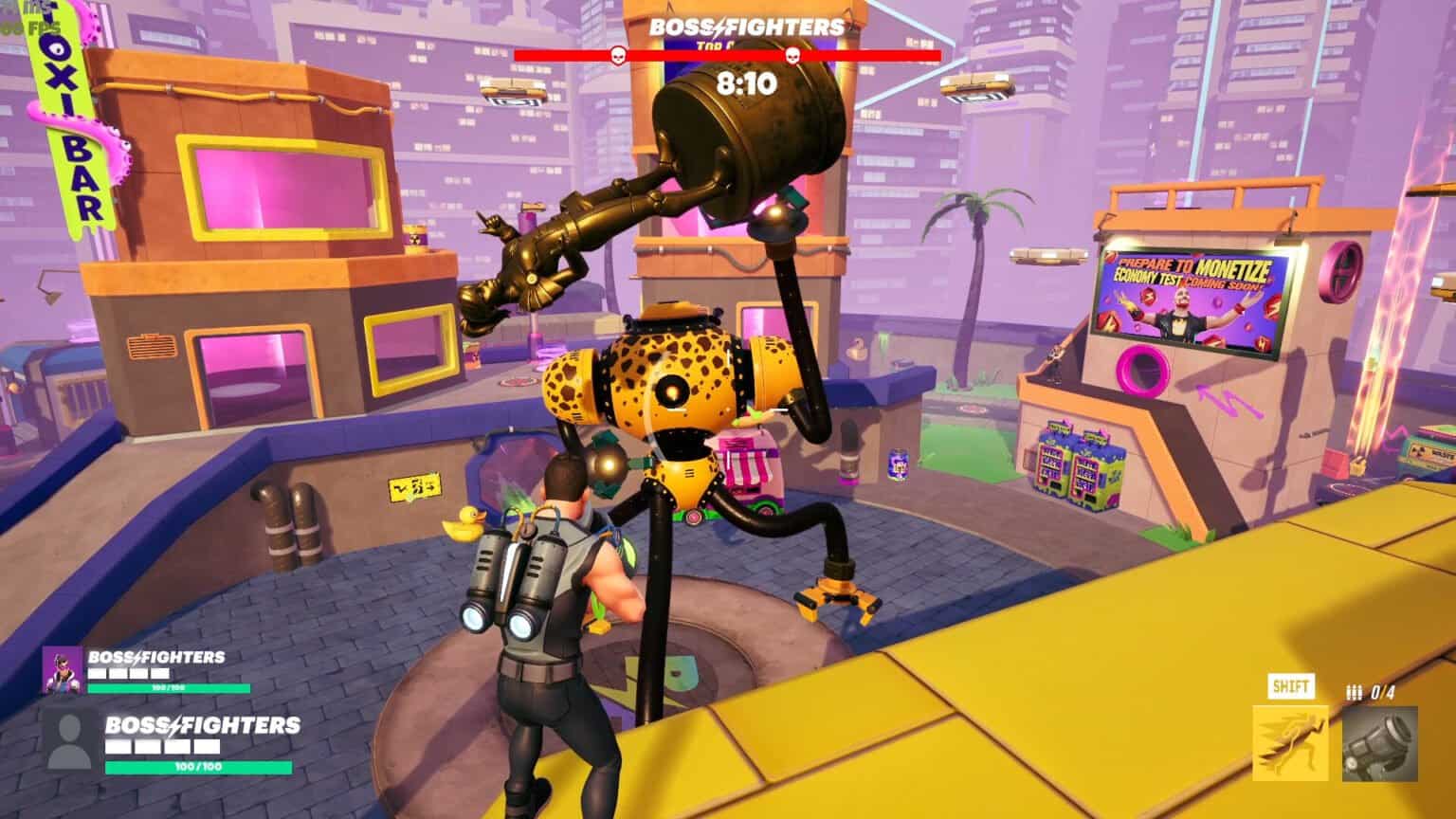 Boss Fighters gameplay screenshot 3 – Fighting crypto game on Enjin