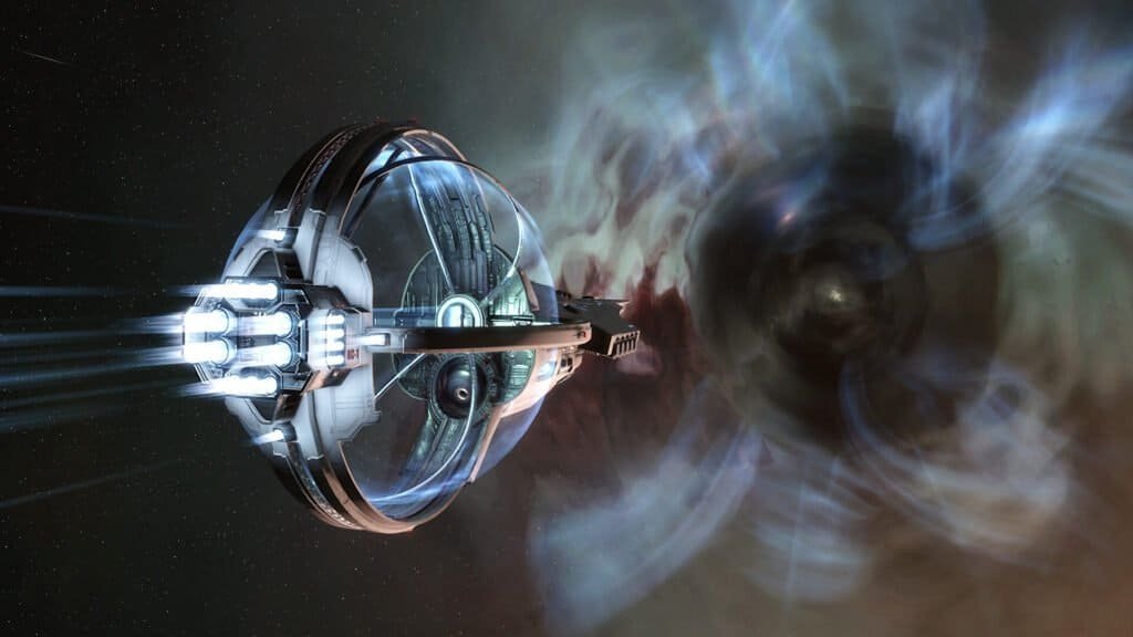 EVE Online gameplay screenshot 1 – PvP crypto game