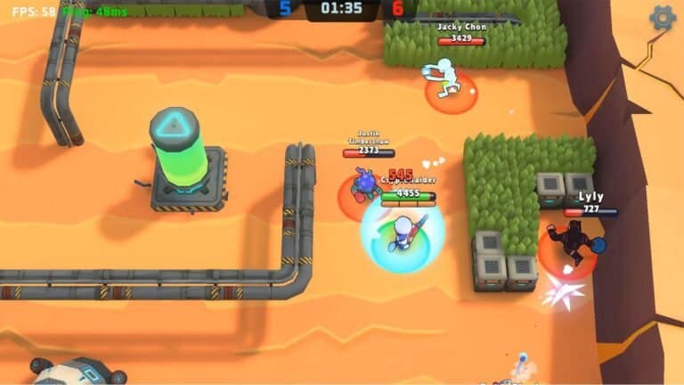 Galaxy Fight Club gameplay screenshot 2 – COLLECTIBLE crypto game on Polygon