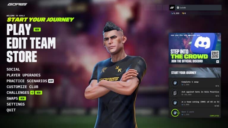 GOALS gameplay screenshot 4 – eSports crypto game on Polygon