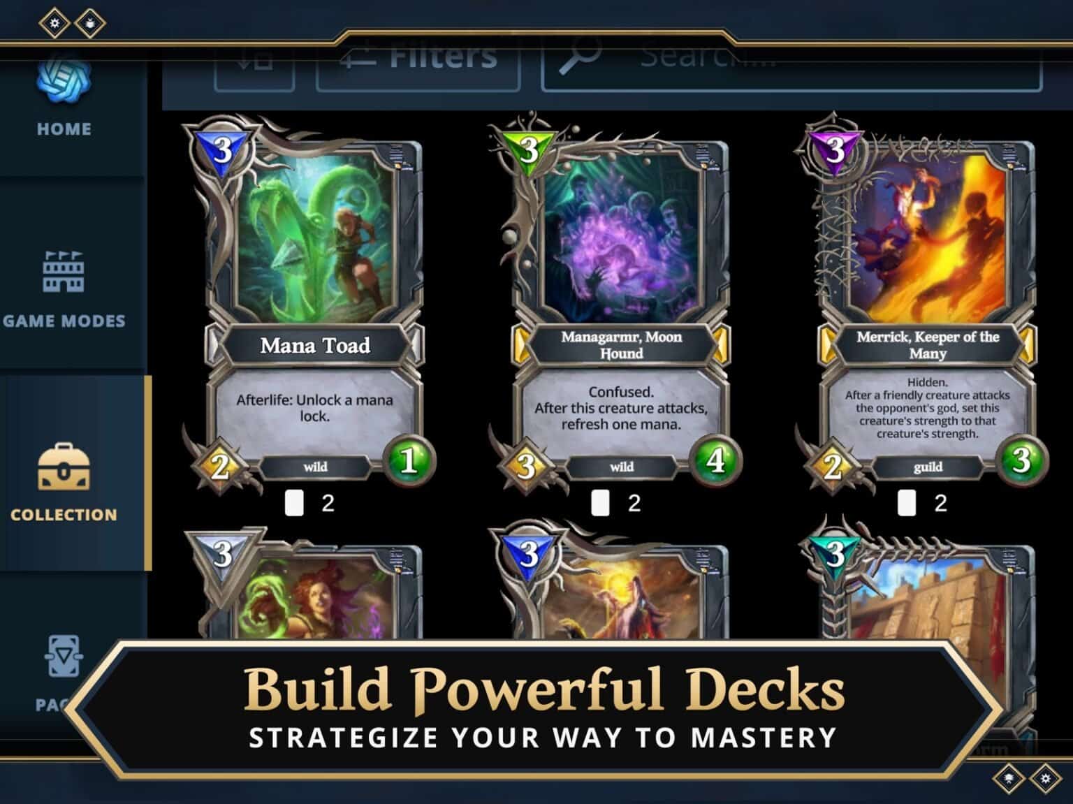 Gods Unchained gameplay screenshot 3 – Trading Card Games crypto game on Ethereum