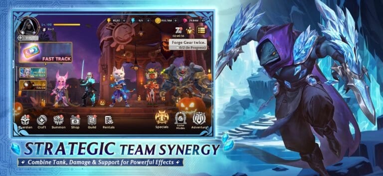 Guild of Guardians gameplay screenshot 2 – Casual crypto game on Ethereum