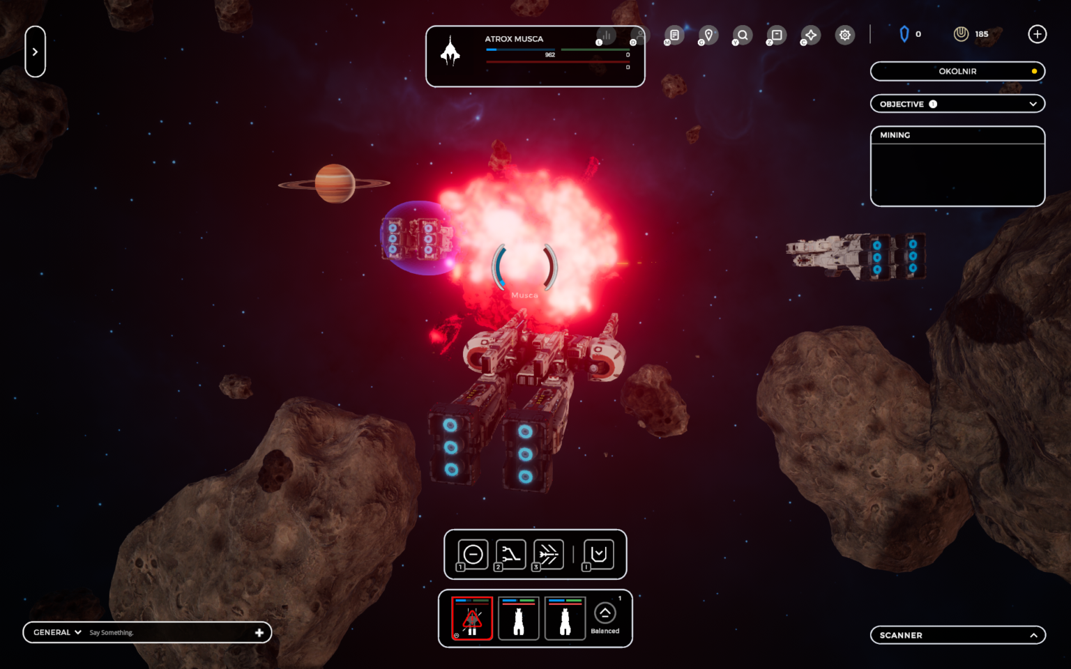 Infinite Fleet gameplay screenshot 2 – MMO crypto game on Bitcoin