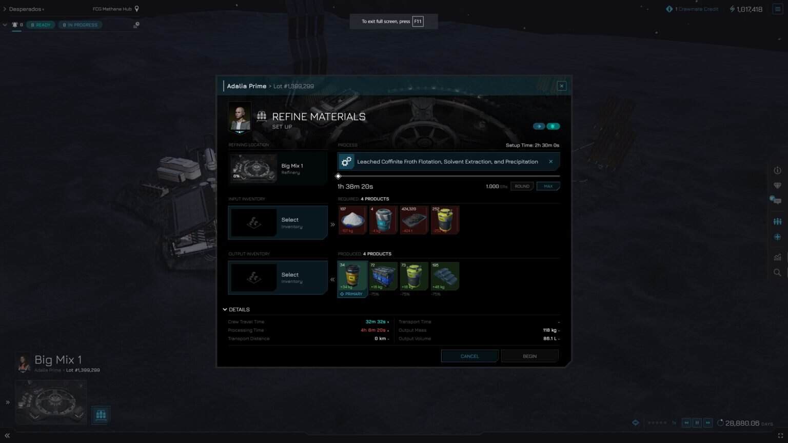 Influence gameplay screenshot 3 – MMO crypto game on Ethereum