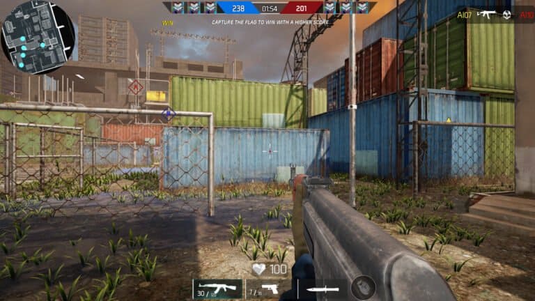 Metastrike gameplay screenshot 1 – FPS crypto game on BNB Chain