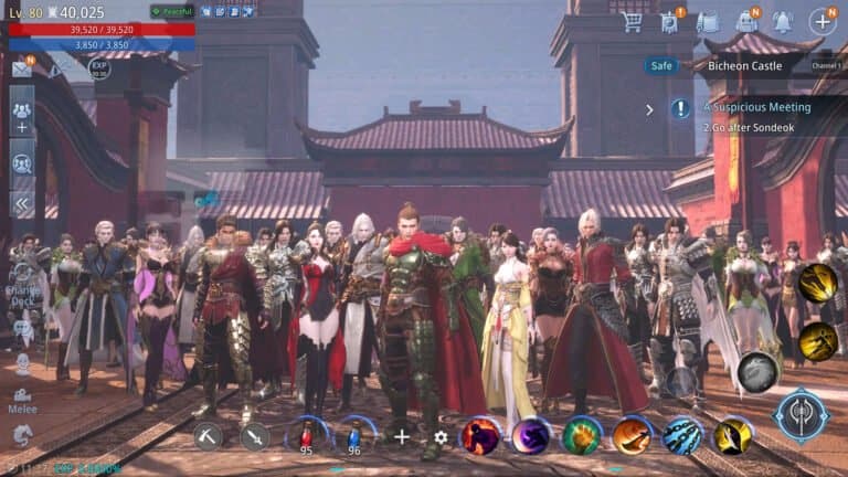 MIR4 gameplay screenshot 3 – Fantasy crypto game on BNB Chain