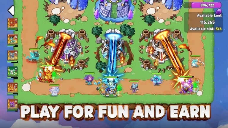 Monsterra gameplay screenshot 1 – NFT Simulation Games crypto game on Avalanche