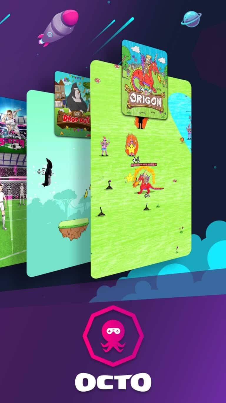 Octo Gaming gameplay screenshot 2 – Arcade crypto game on Solana