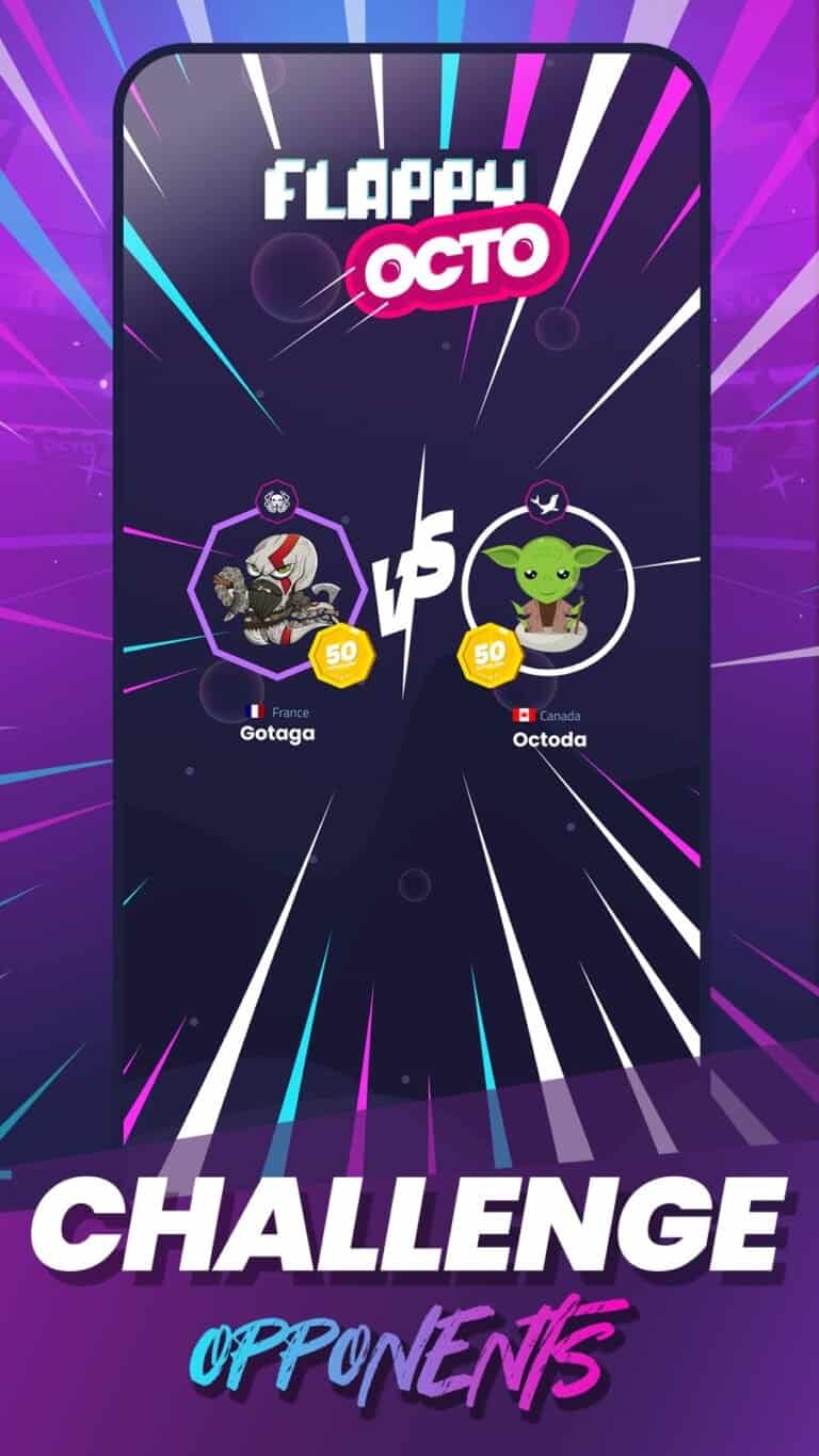 Octo Gaming gameplay screenshot 3 – Arcade crypto game on Solana