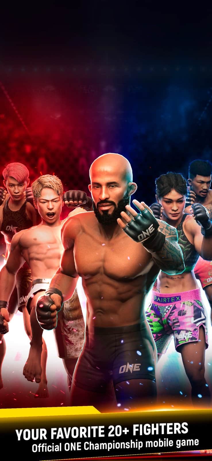 ONE Fight Arena gameplay screenshot 1 – Fighting crypto game on Ethereum