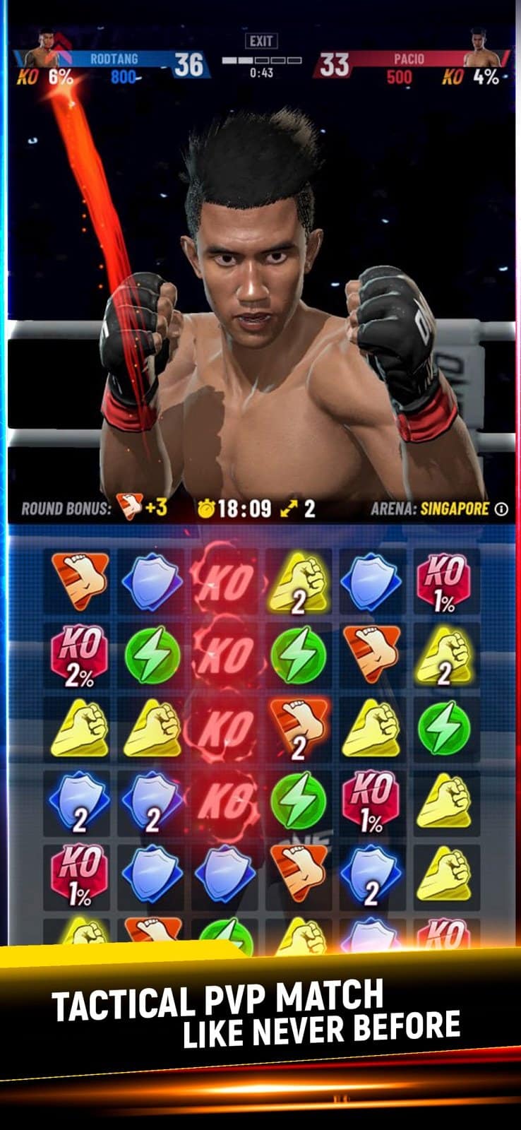 ONE Fight Arena gameplay screenshot 2 – Fighting crypto game on Ethereum
