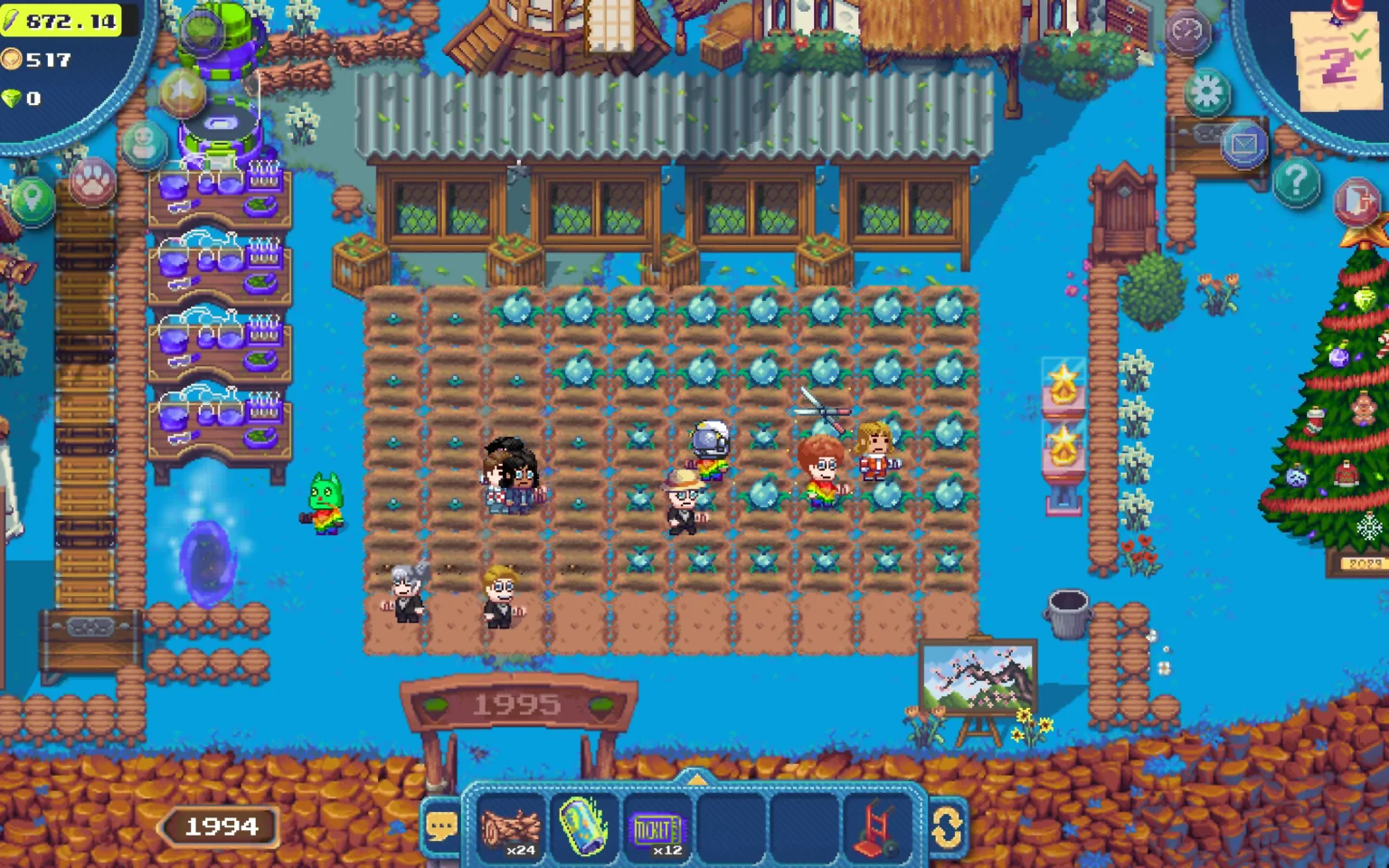 Pixels gameplay screenshot 3 – Adventure crypto game on Ethereum