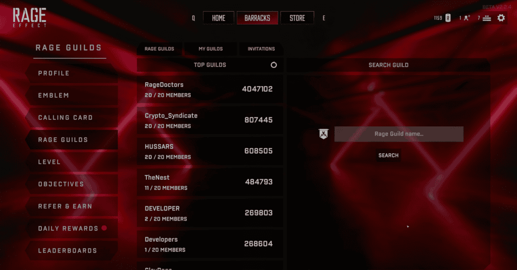 Rage Effect gameplay screenshot 1 – FPS crypto game on Solana