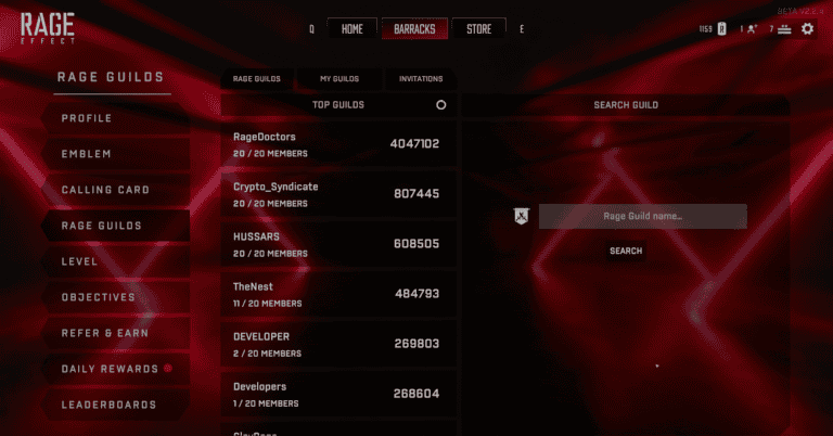 Rage Effect gameplay screenshot 1 – FPS crypto game on Solana