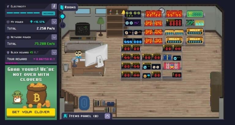 RollerCoin gameplay screenshot 3 – Arcade crypto game on BNB Chain