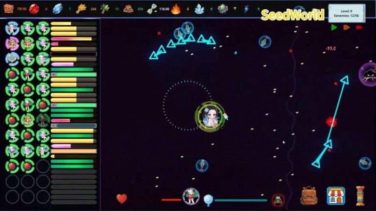 Seedworld gameplay screenshot 4 – COLLECTIBLE crypto game on Avalanche