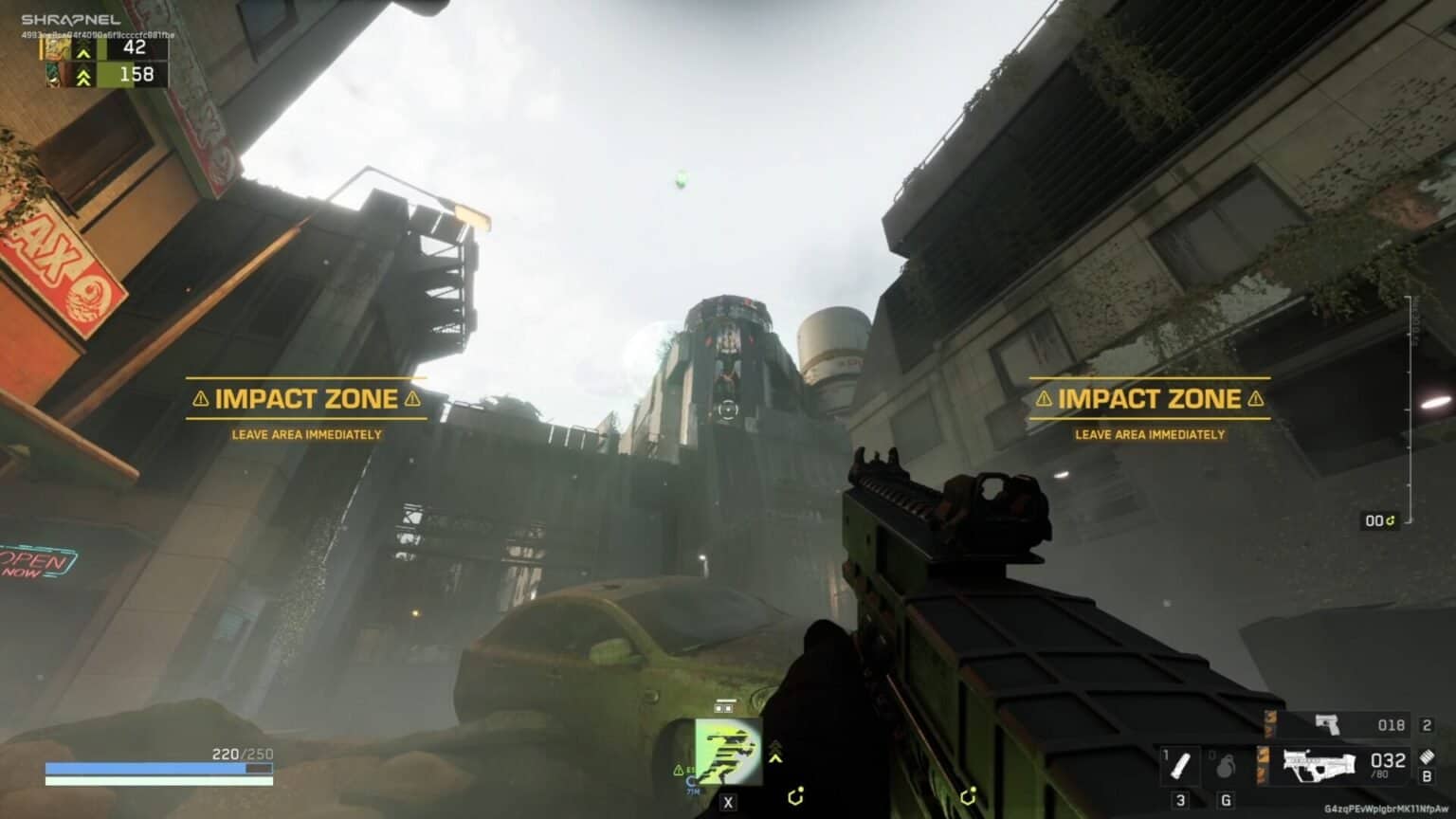 Shrapnel gameplay screenshot 5 – Multiplayer crypto game on Avalanche