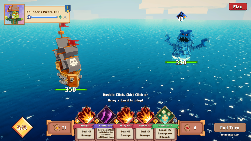 Pirate Nation gameplay screenshot 3 – Adventure crypto game on Ethereum