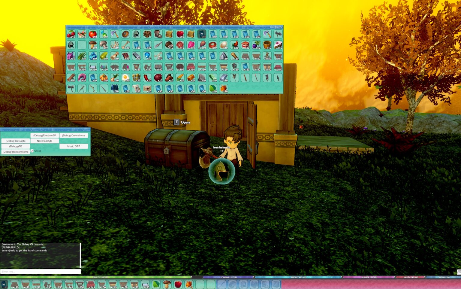 The Galaxy of Lemuria gameplay screenshot 1 – MMO crypto game on Ethereum