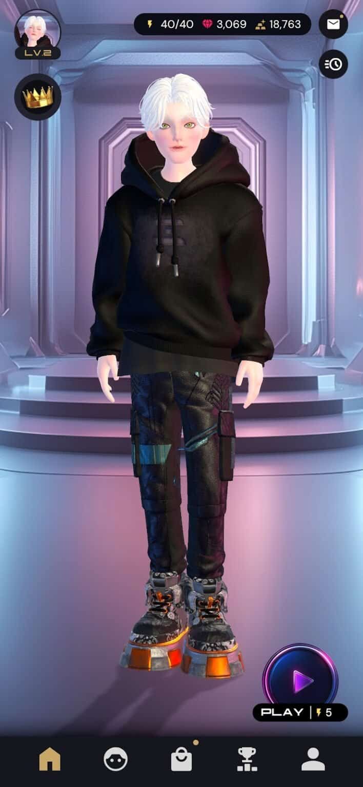 ZTX gameplay screenshot 1 – AR crypto game on MEVerse