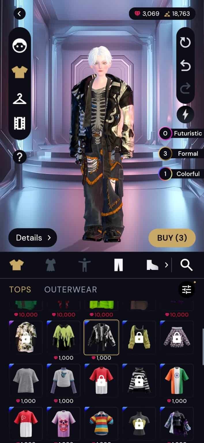 ZTX gameplay screenshot 2 – AR crypto game on MEVerse