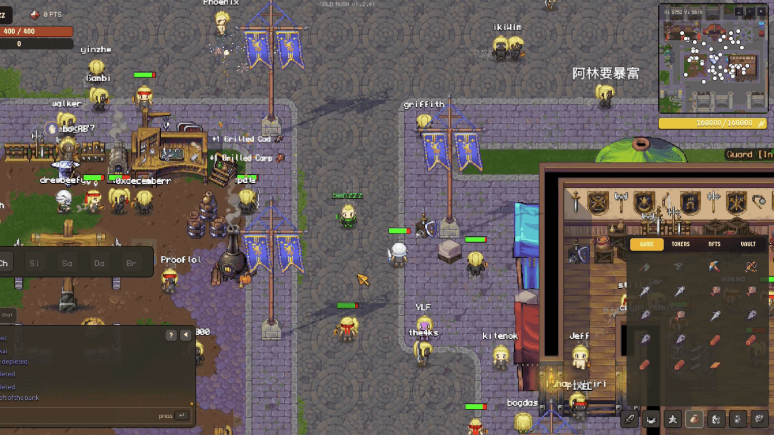 Cambria gameplay screenshot 2 – Adventure crypto game on Base
