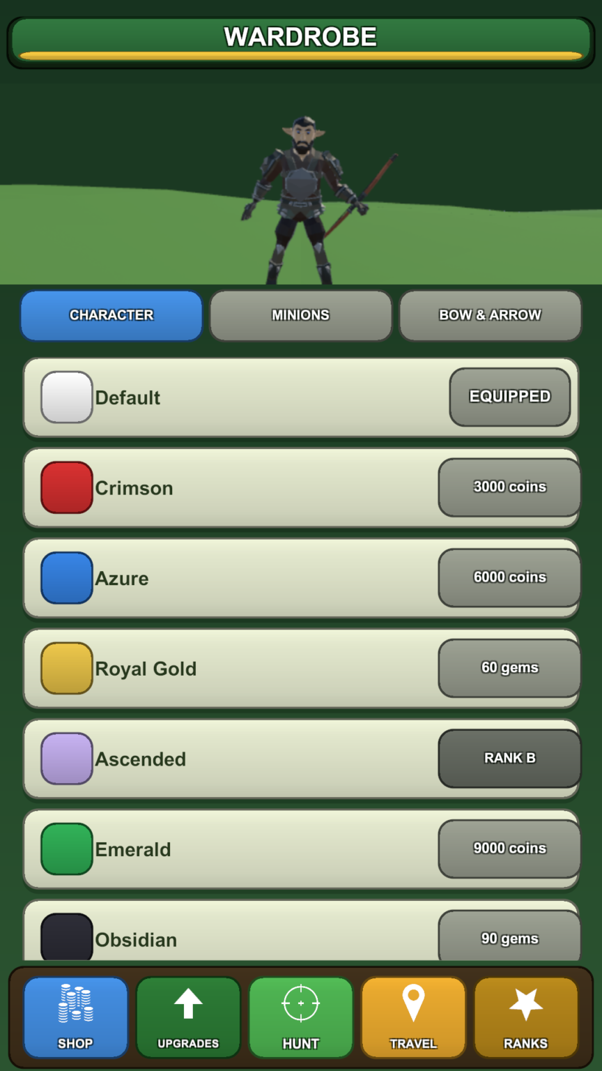 Archer Hunter gameplay screenshot 3 – Action crypto game on Sei