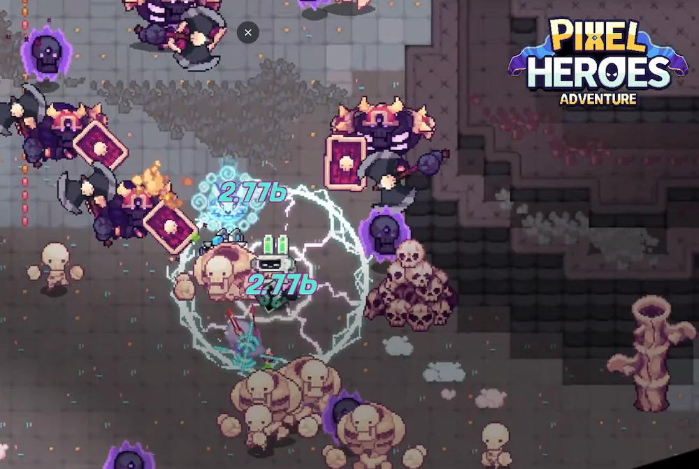 Pixel Heroes Adventure gameplay screenshot 1 – Adventure crypto game on Ronin