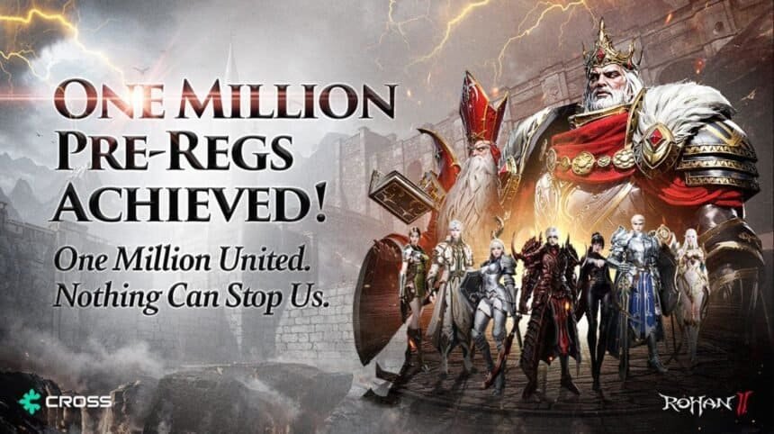 ROHAN 2 Pre-Registration Milestone: 1 Million Users Worldwide